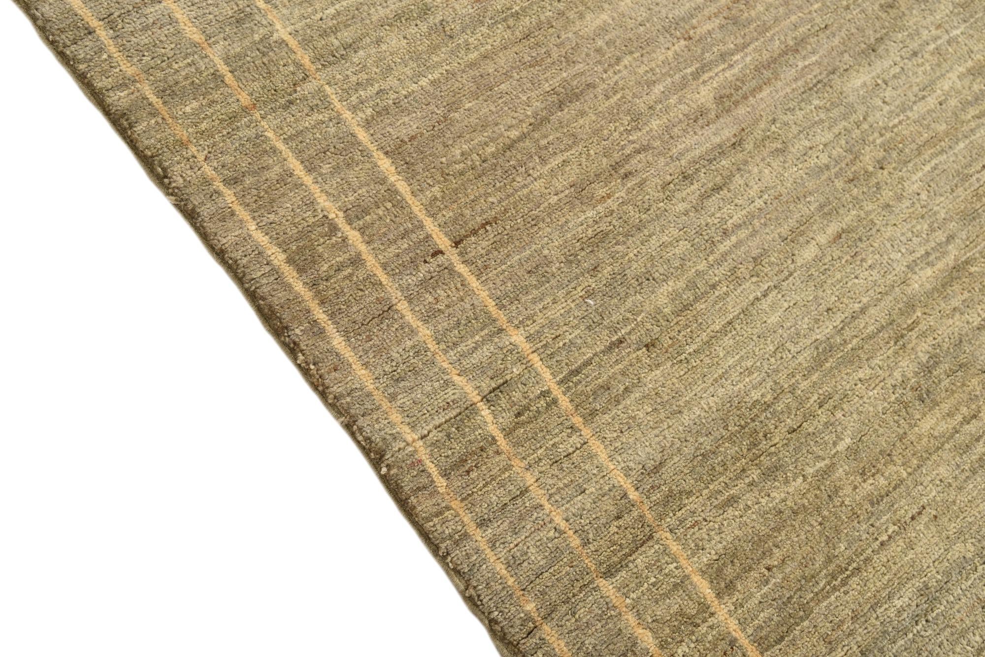 4' 7 x 6' 5 Hand Knotted Modern Ziegler Rug