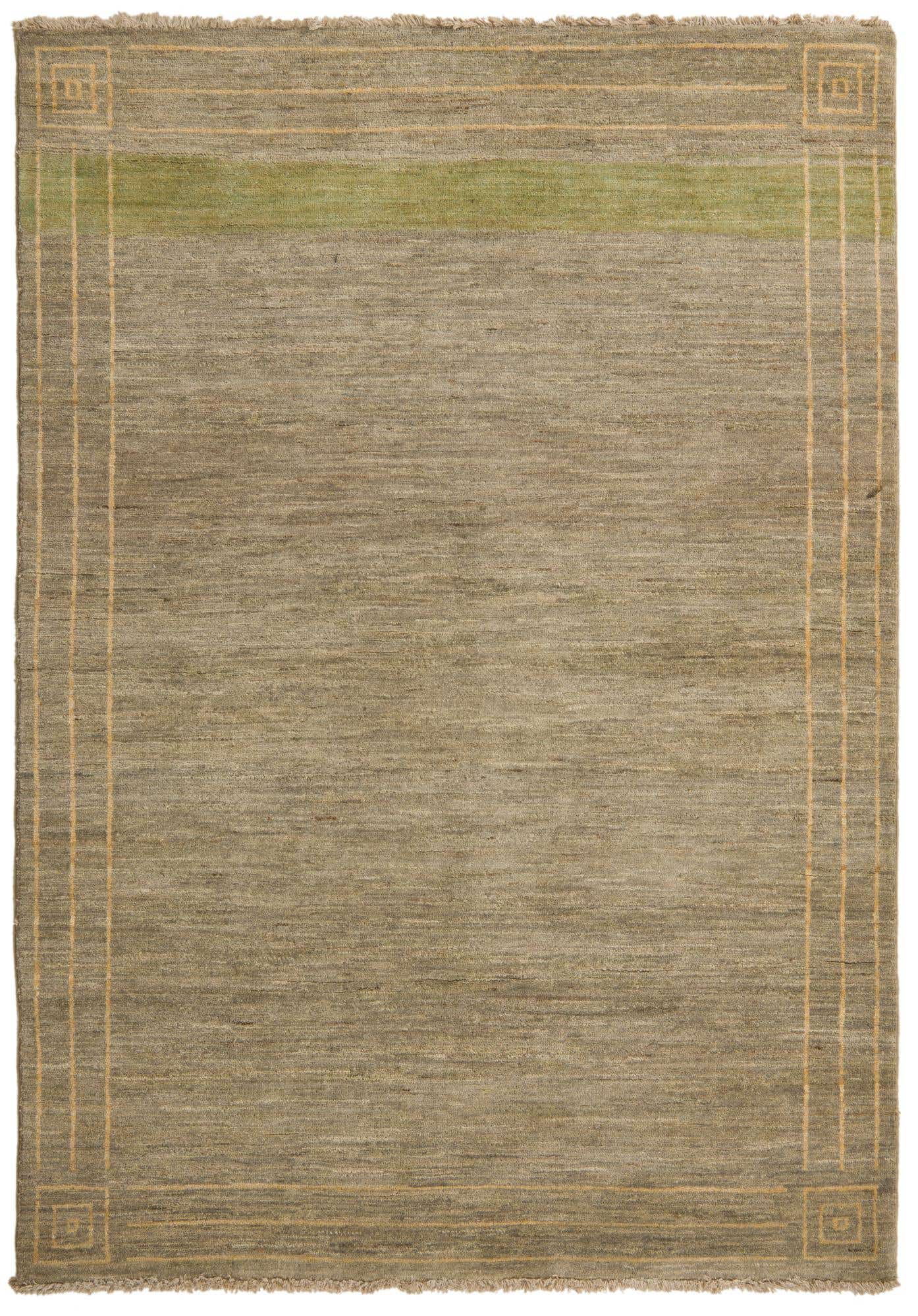 4' 7 x 6' 5 Hand Knotted Modern Ziegler Rug