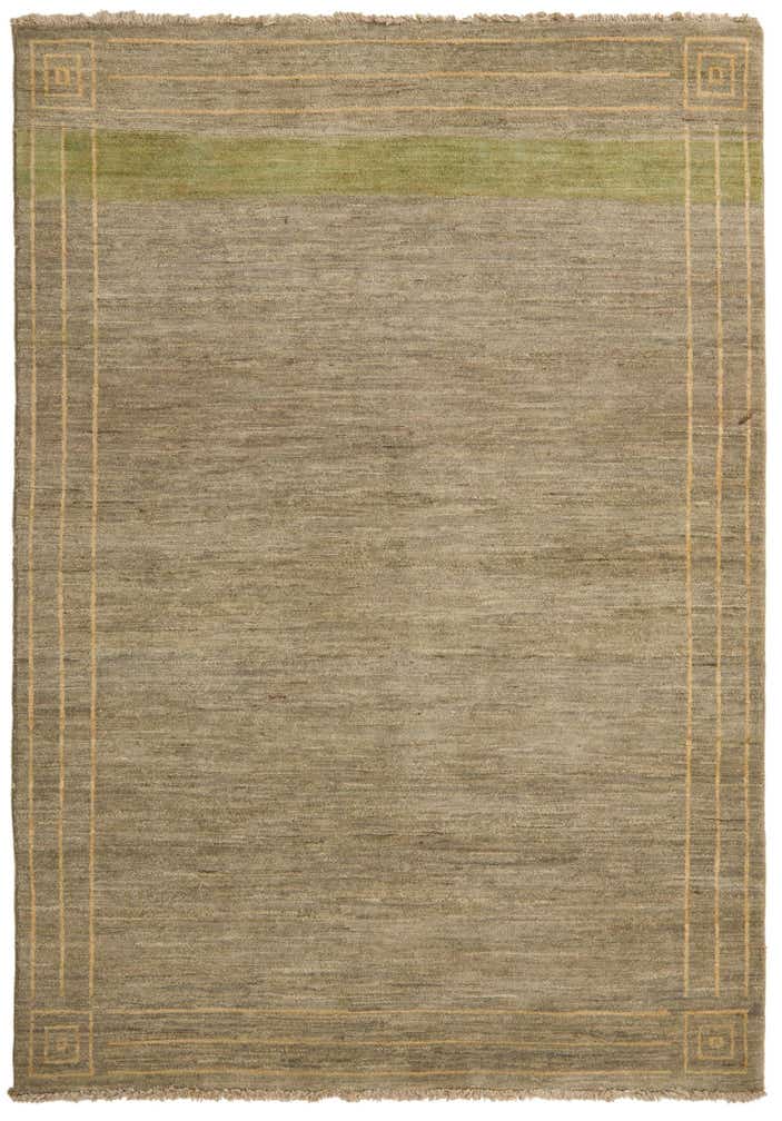4' 7 x 6' 5 Hand Knotted Modern Ziegler Rug