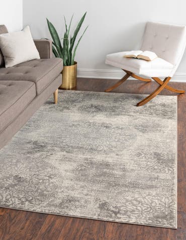  Custom Light Gray Monte Carlo Rug
