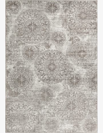 Light Gray Monte Carlo Rug