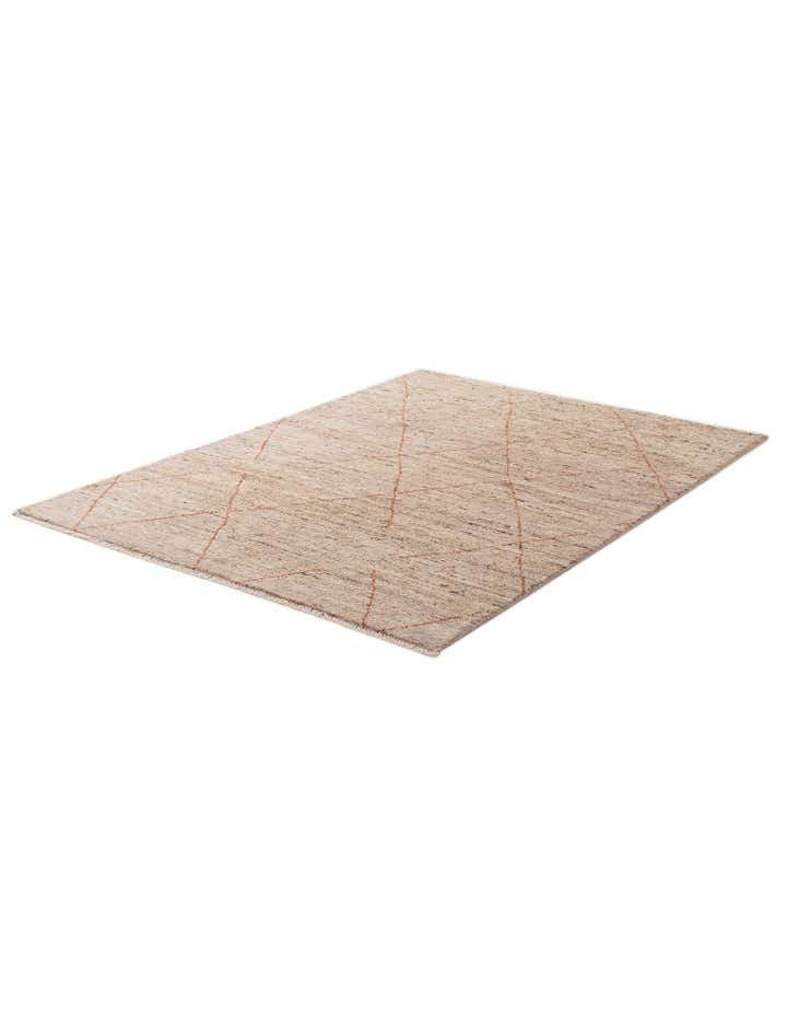 5' 4 x 7' 6 Hand Knotted Moroccan Wool Rug