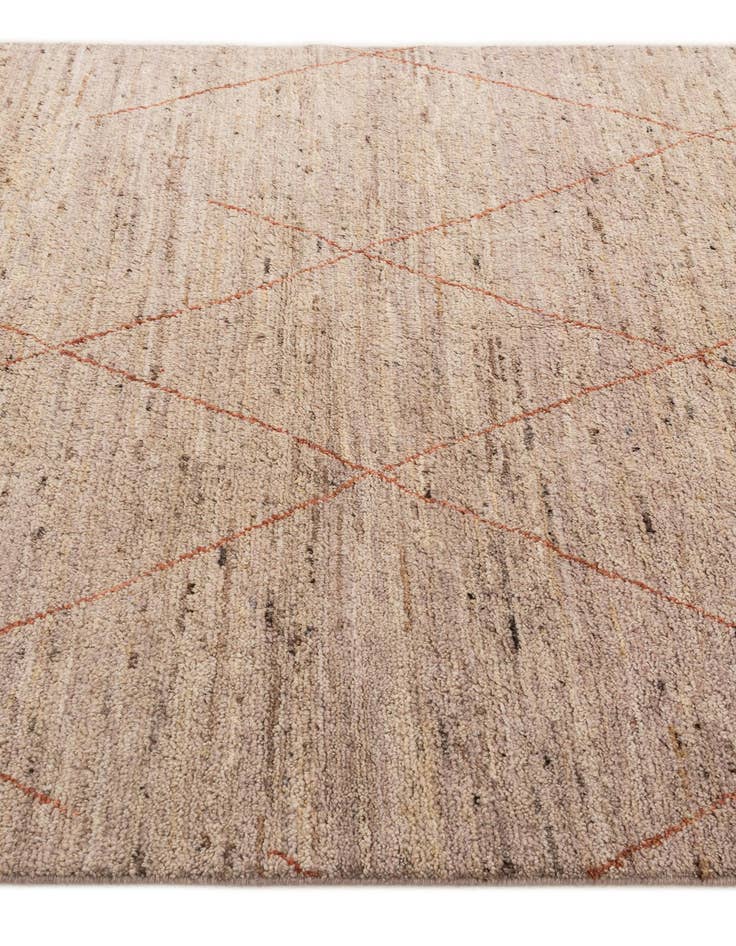 Detail image of 5' 4 x 7' 6  Hand Knotted Moroccan Wool Rug