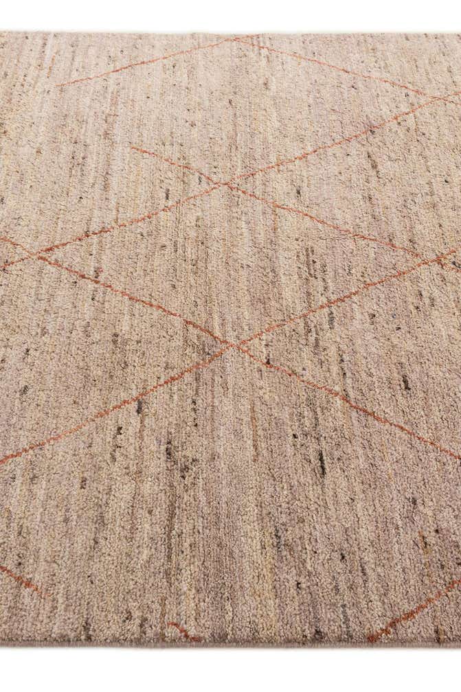 5' 4 x 7' 6 Hand Knotted Moroccan Wool Rug