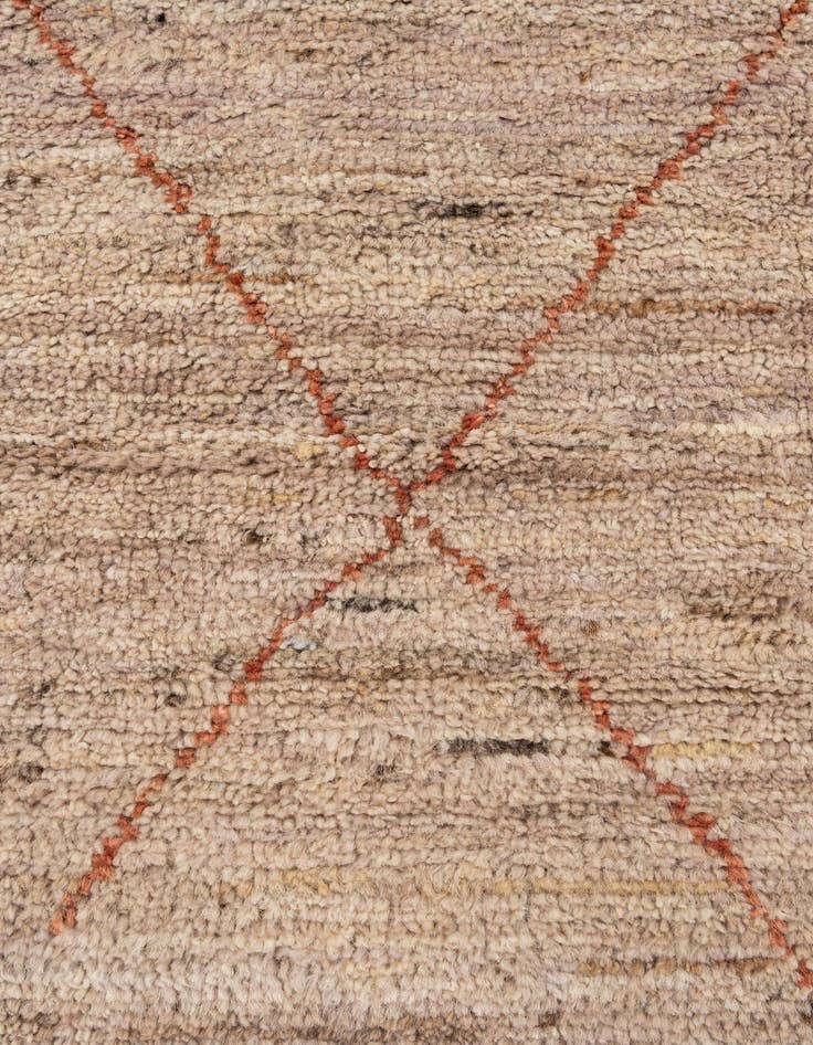 Detail image of 5' 4 x 7' 6  Hand Knotted Moroccan Wool Rug