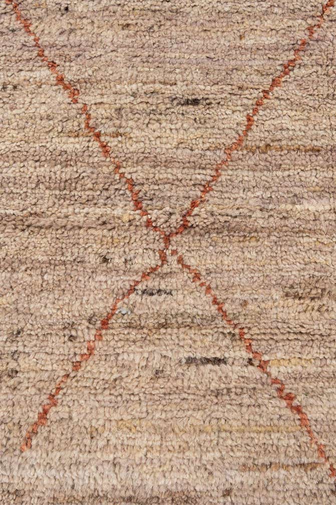 5' 4 x 7' 6 Hand Knotted Moroccan Wool Rug