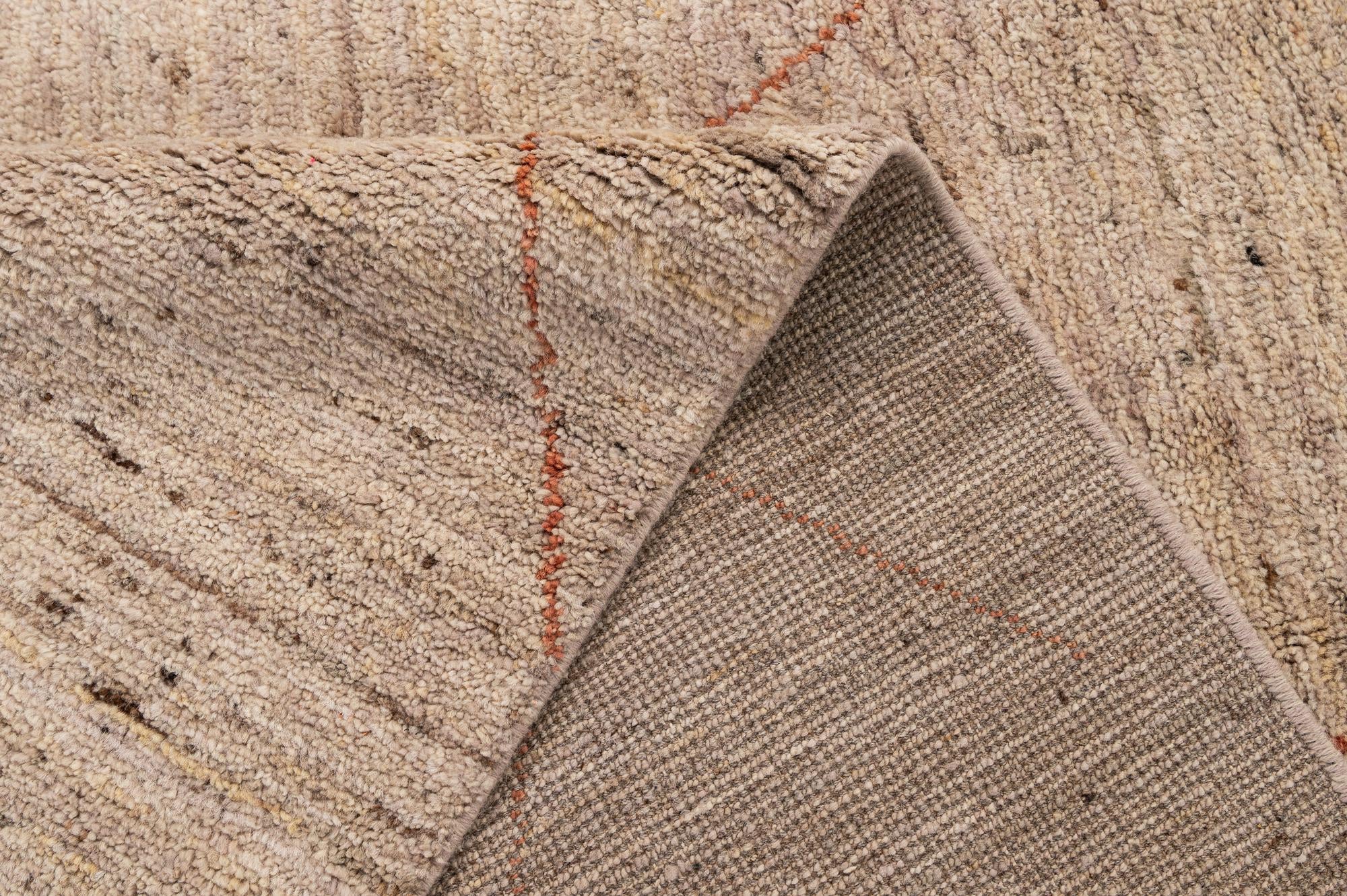 5' 4 x 7' 6 Hand Knotted Moroccan Wool Rug