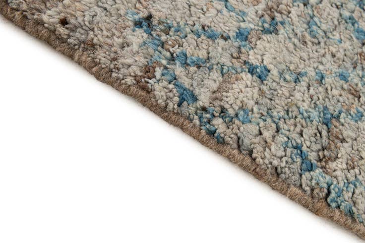 Detail image of 6' 7 x 8' 8 Hand Knotted Moroccan Wool Rug