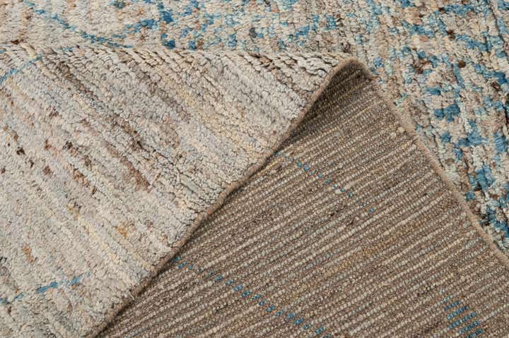 6' 7 x 8' 8 Hand Knotted Moroccan Wool Rug