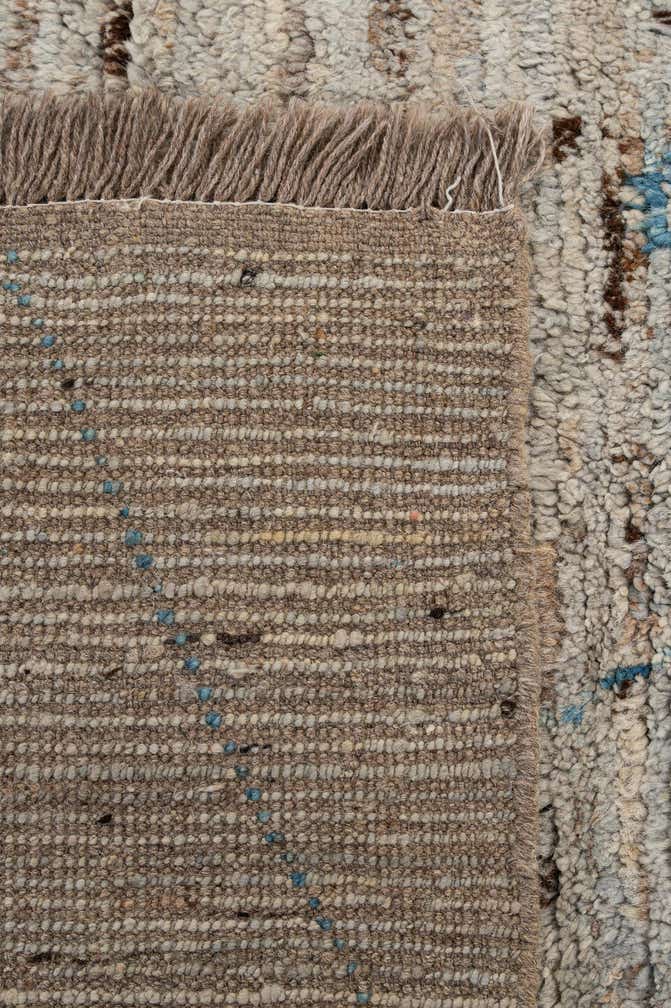 6' 7 x 8' 8 Hand Knotted Moroccan Wool Rug