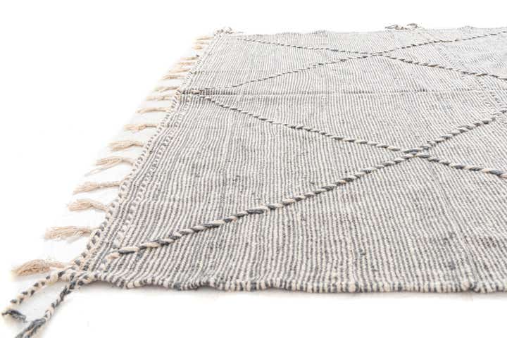 6' 4 x 10' Hand Knotted Moroccan Wool Rug