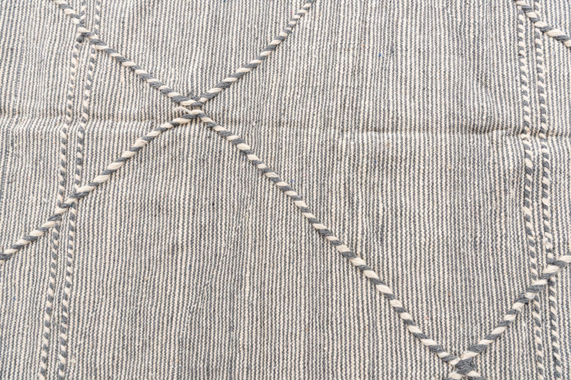 6' 4 x 10' Hand Knotted Moroccan Wool Rug