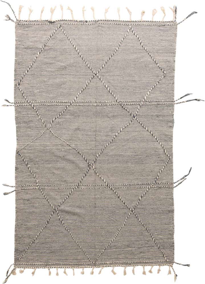 6' 4 x 10' Hand Knotted Moroccan Wool Rug