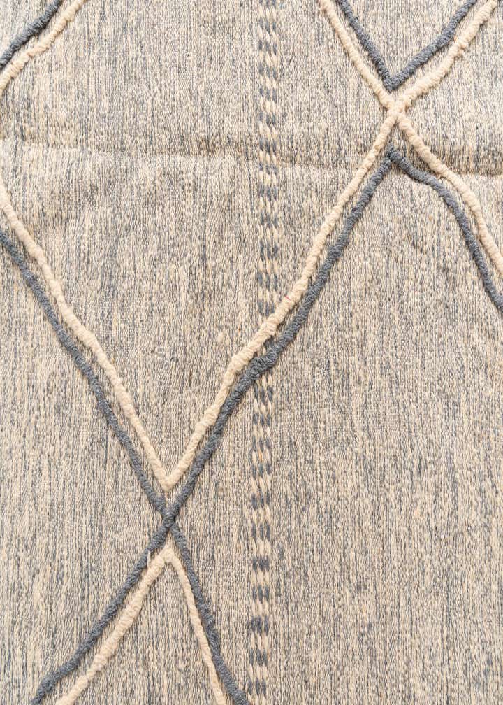 6' 7 x 10' 2 Hand Knotted Moroccan Wool Rug