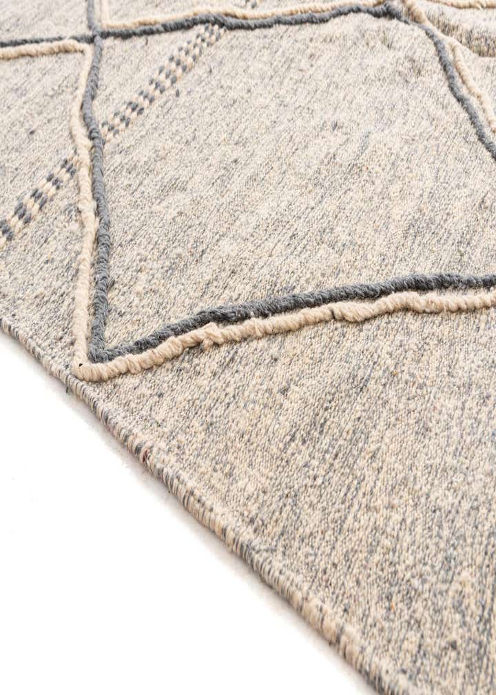 6' 7 x 10' 2 Hand Knotted Moroccan Wool Rug