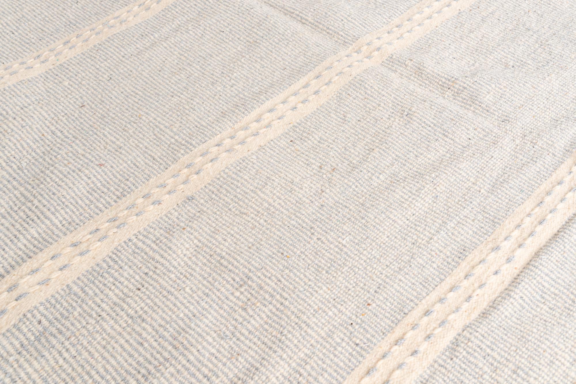 6' 8 x 10' 2 Hand Knotted Moroccan Wool Rug