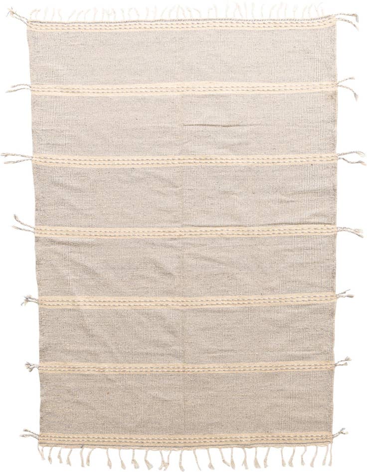 Detail image of 6' 8 x 10' 2 Hand Knotted Moroccan Wool Rug