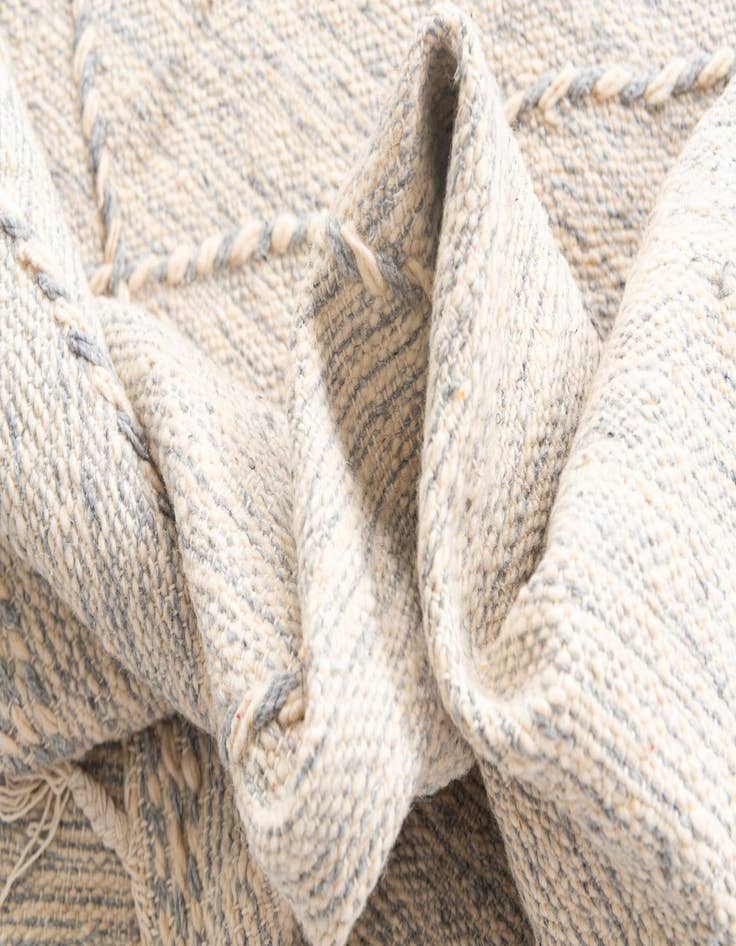 Detail image of 6' 5 x 9' 9  Hand Knotted Moroccan Wool Rug