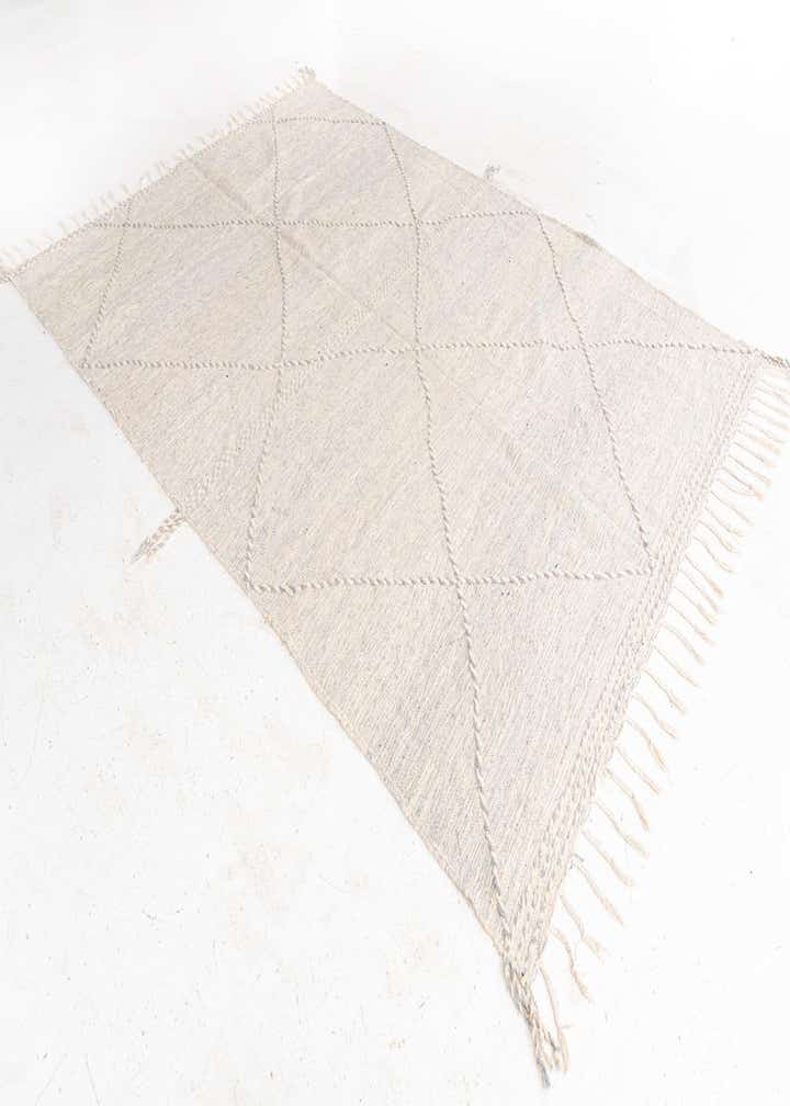 6' 8 x 9' 10 Hand Knotted Moroccan Wool Rug