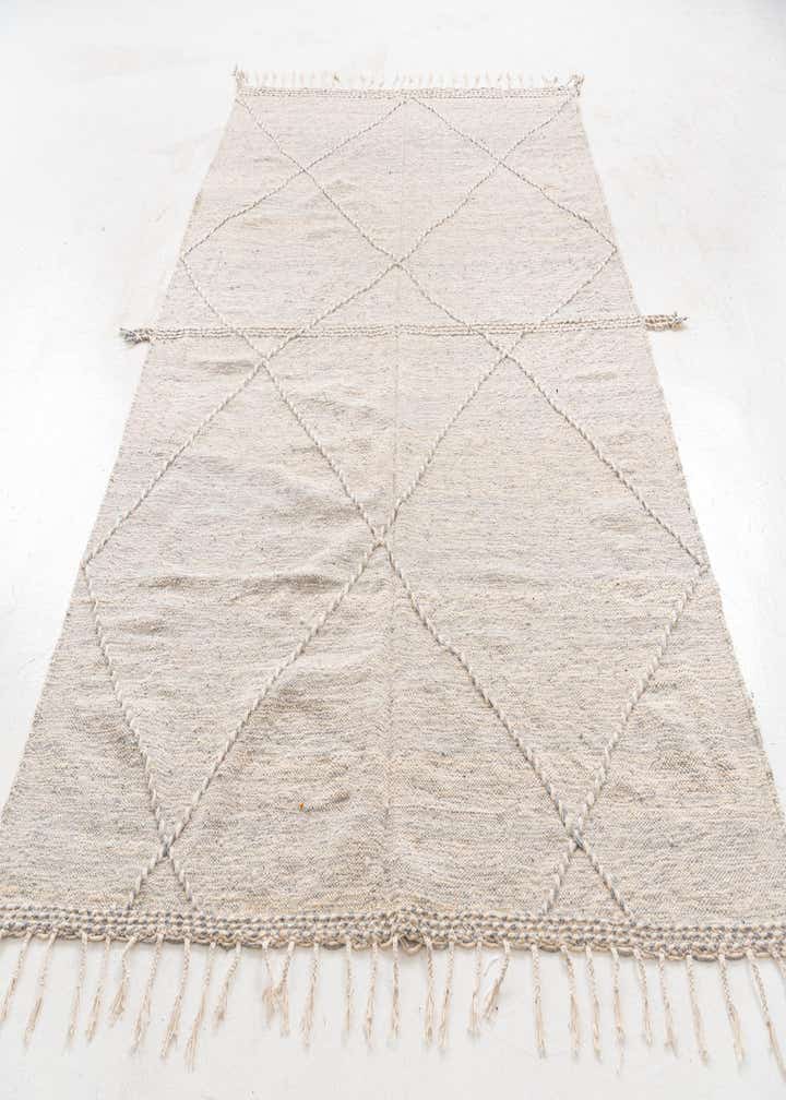 6' 8 x 9' 10 Hand Knotted Moroccan Wool Rug