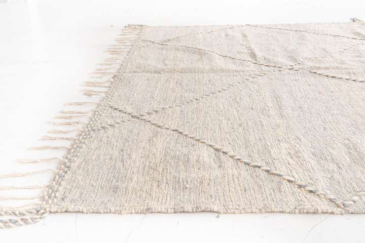 6' 8 x 9' 10 Hand Knotted Moroccan Wool Rug