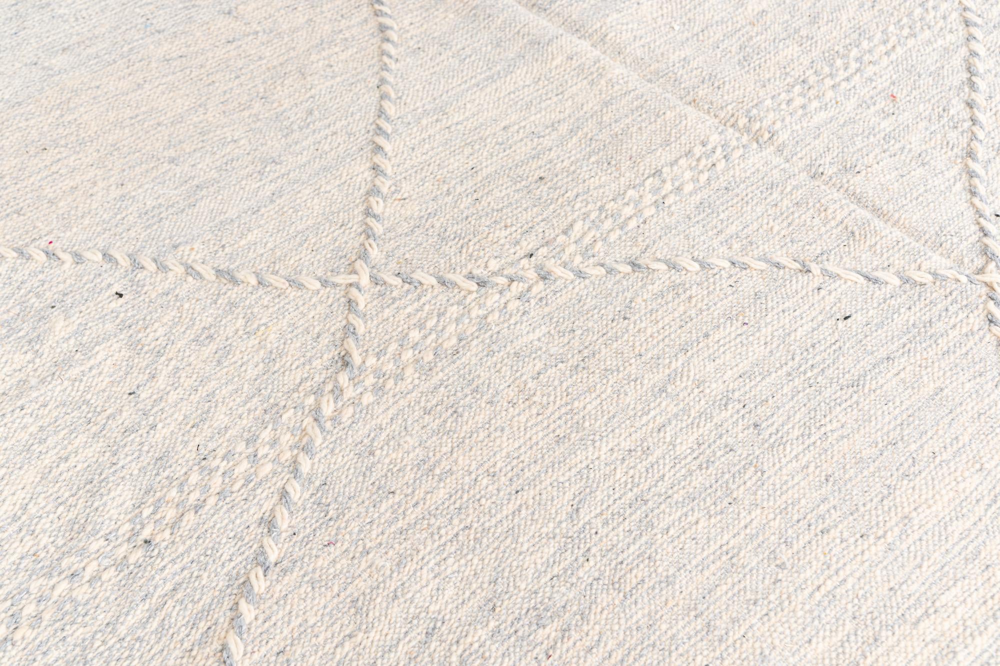 6' 8 x 9' 10 Hand Knotted Moroccan Wool Rug