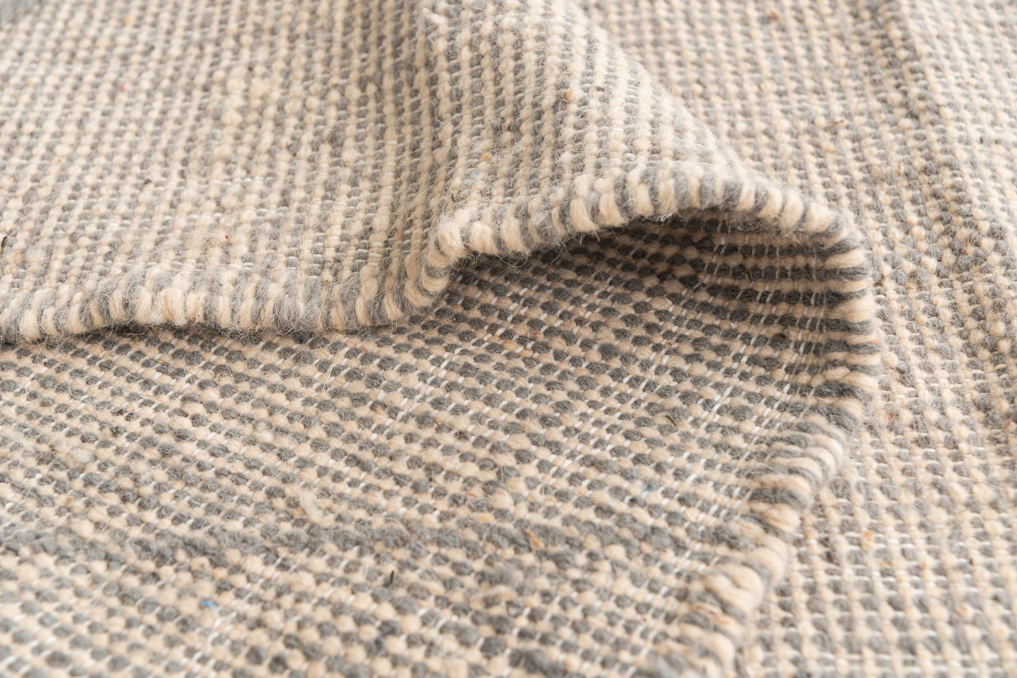 6' 9 x 10' Hand Knotted Moroccan Wool Rug
