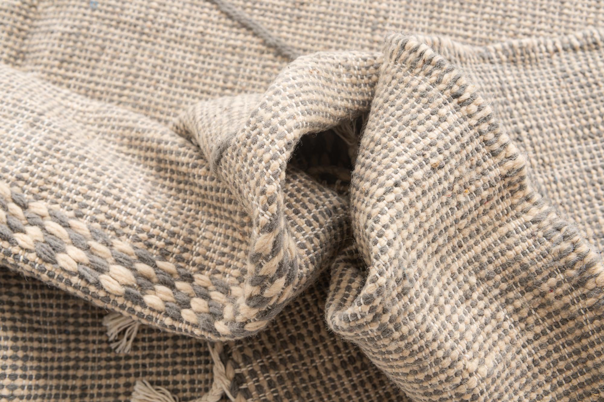 6' 9 x 10' Hand Knotted Moroccan Wool Rug