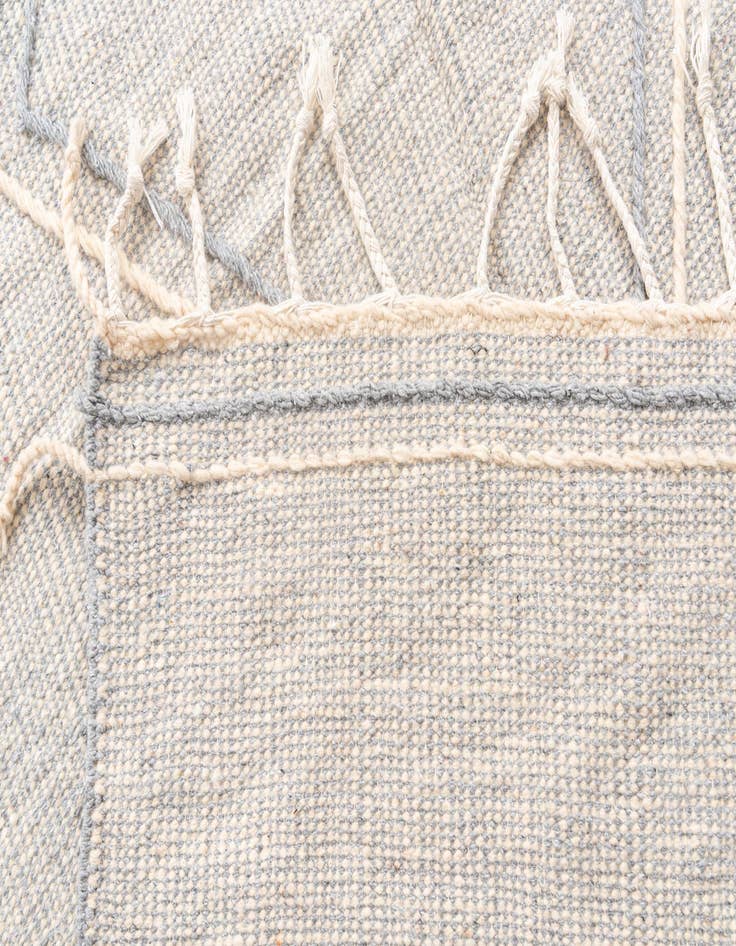 Detail image of 6' 7 x 10'  Hand Knotted Moroccan Wool Rug