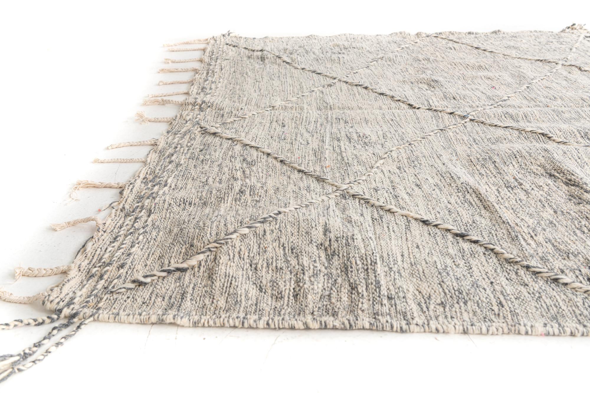 6' 7 x 10' 7 Hand Knotted Moroccan Wool Rug