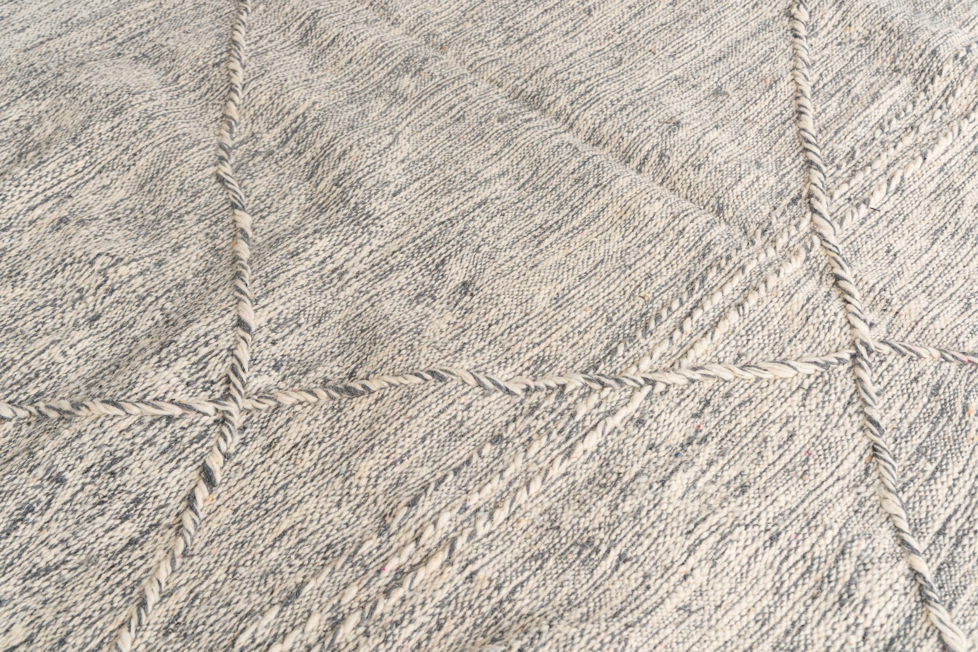 6' 7 x 10' 7 Hand Knotted Moroccan Wool Rug