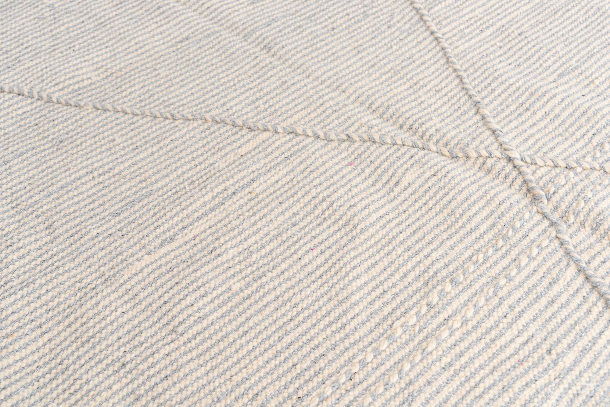 6' 8 x 10' 2 Hand Knotted Moroccan Wool Rug