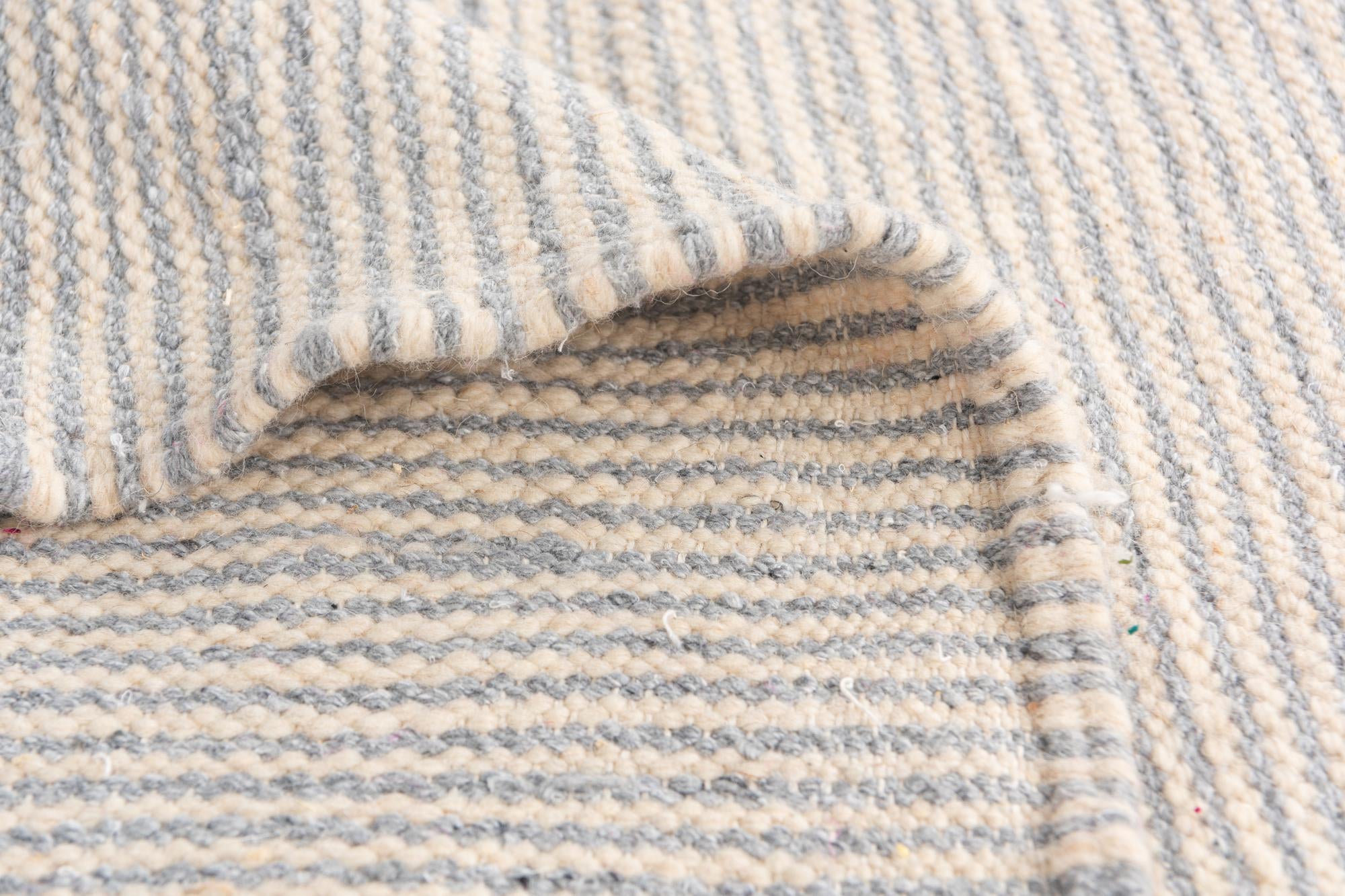 6' 8 x 10' 2 Hand Knotted Moroccan Wool Rug