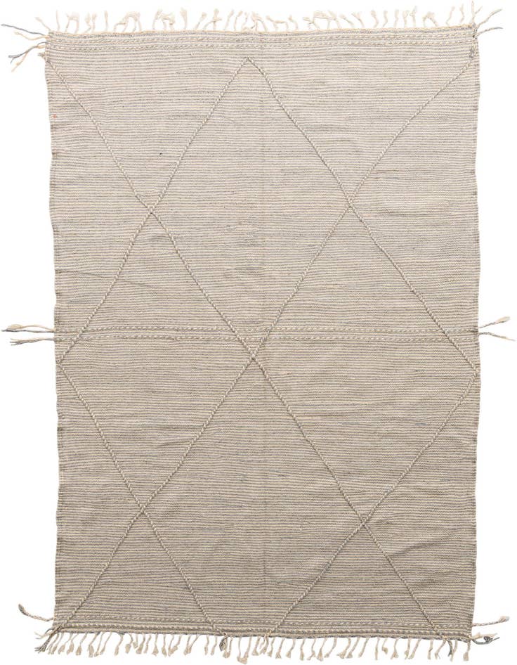 Detail image of 6' 8 x 10' 2 Hand Knotted Moroccan Wool Rug