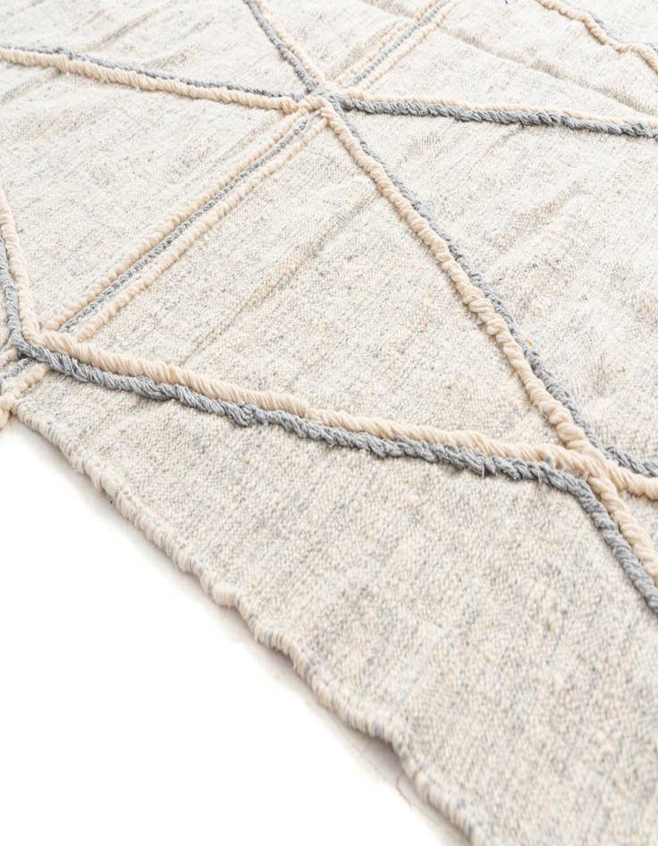 Detail image of 6' 5 x 10'  Hand Knotted Moroccan Wool Rug