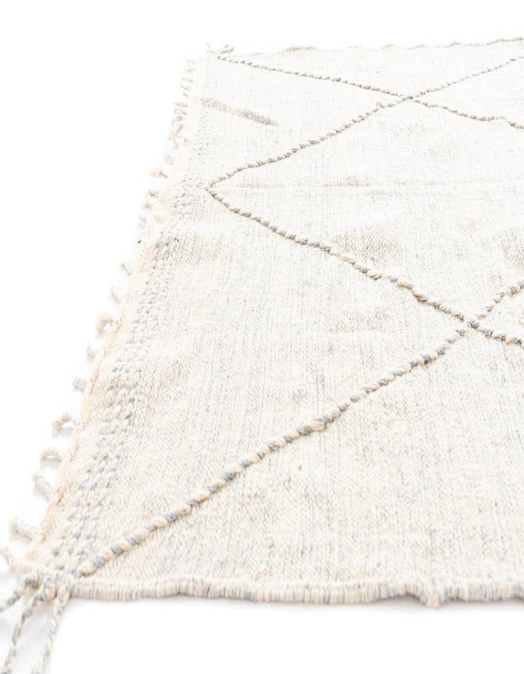 Detail image of 6' 5 x 9' 4  Hand Knotted Moroccan Wool Rug