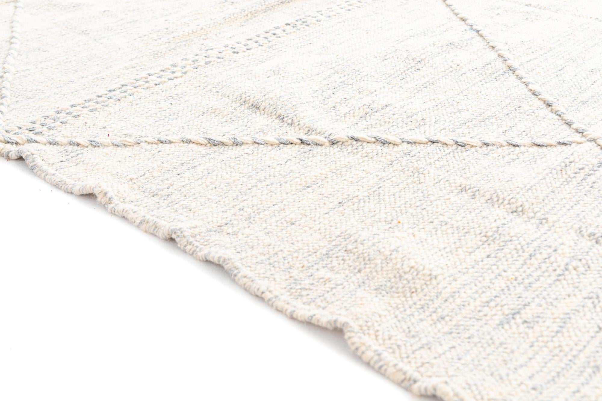 6' 5 x 9' 4 Hand Knotted Moroccan Wool Rug