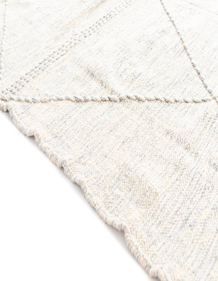 Detail image of 6' 5 x 9' 4  Hand Knotted Moroccan Wool Rug