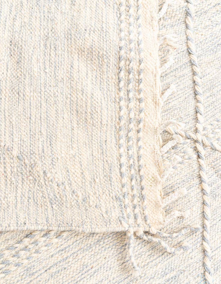 Detail image of 6' 5 x 9' 4  Hand Knotted Moroccan Wool Rug