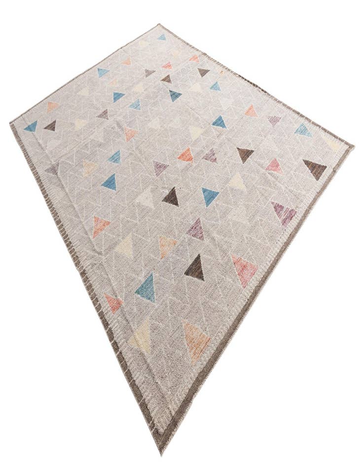 Detail image of 9' x 11' 10 Hand Knotted Moroccan Wool Rug