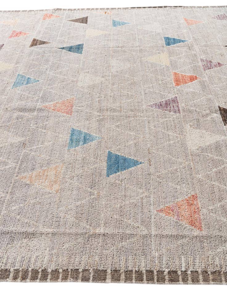 Detail image of 9' x 11' 10 Hand Knotted Moroccan Wool Rug