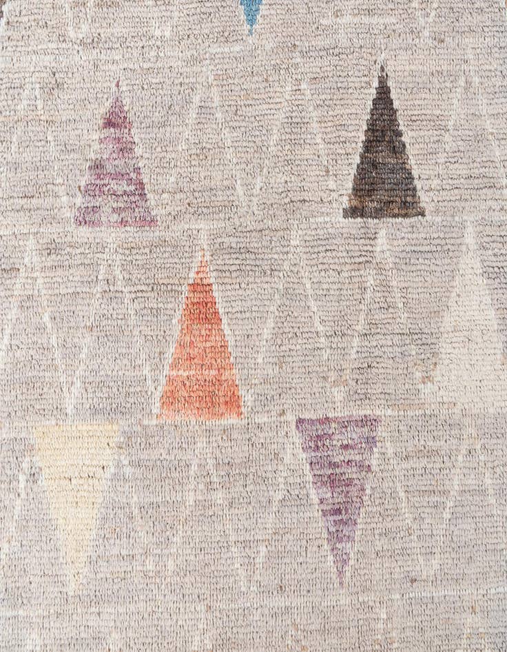 Detail image of 9' x 11' 10 Hand Knotted Moroccan Wool Rug