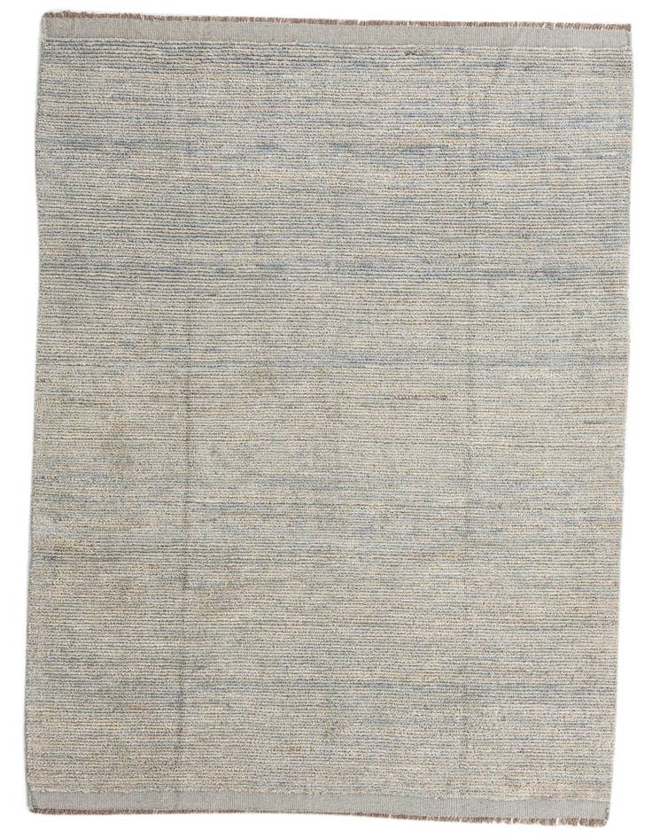 Detail image of 5' 9 x 8' 9 Hand Knotted Moroccan Wool Rug