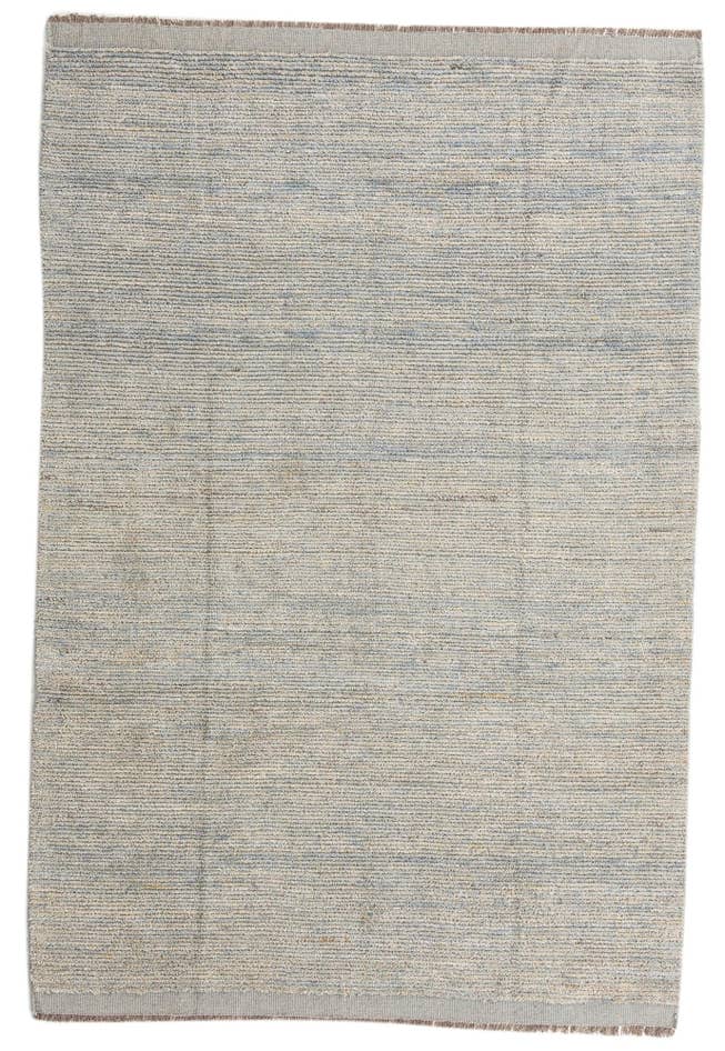 Detail image of 5' 9 x 8' 9 Hand Knotted Moroccan Wool Rug