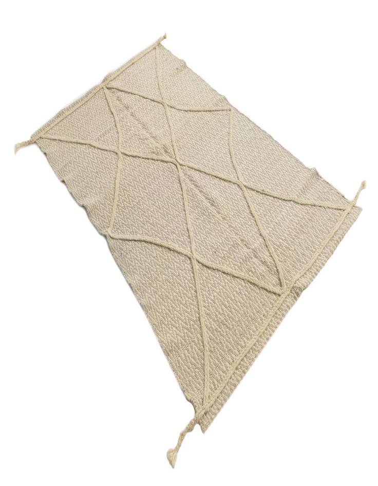 Detail image of 3' 4 x 6' 3  Hand Knotted Moroccan Wool Rug