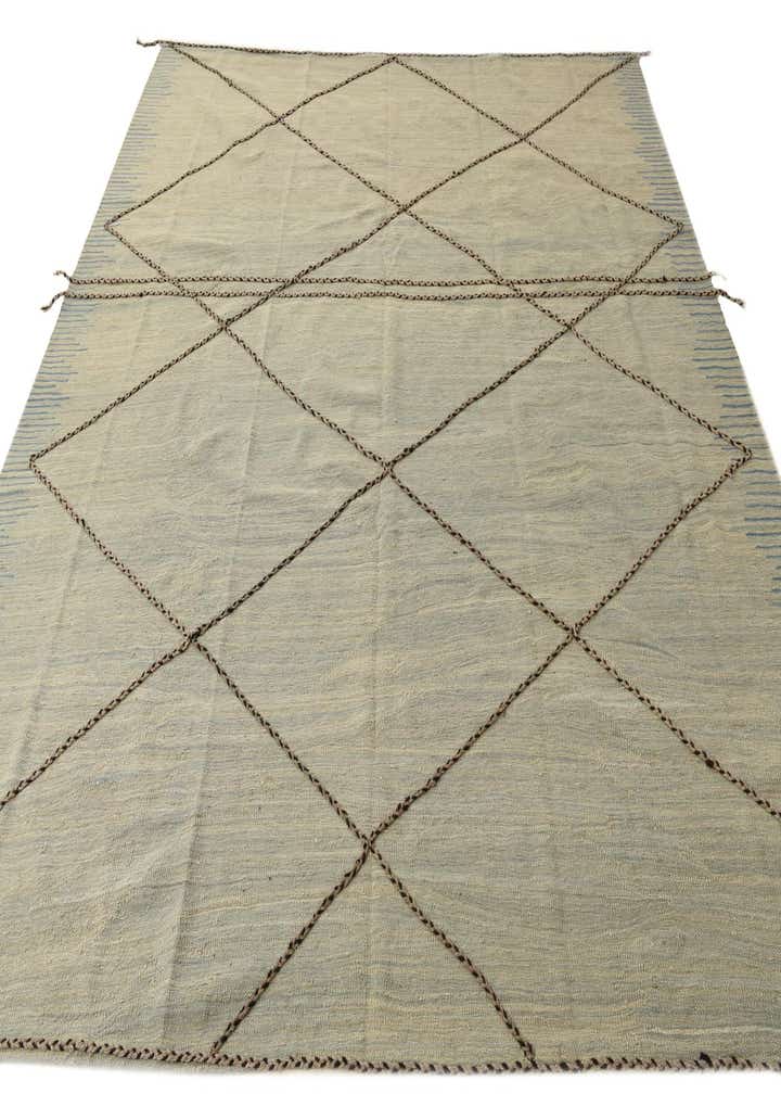 8' 6 x 9' 5 Hand Knotted Moroccan Wool Rug
