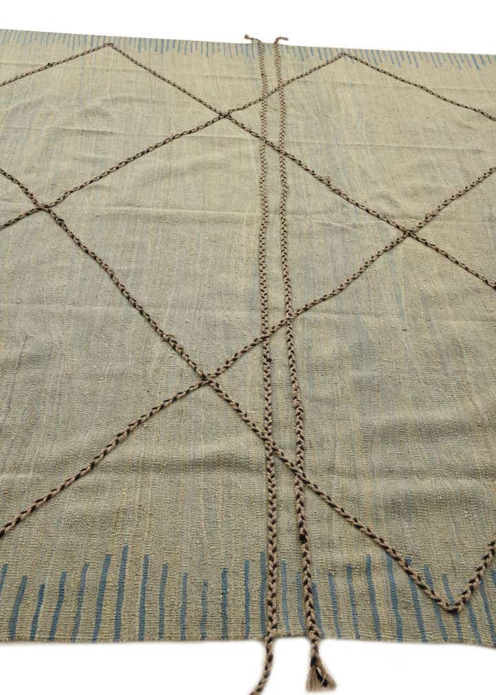 8' 6 x 9' 5 Hand Knotted Moroccan Wool Rug
