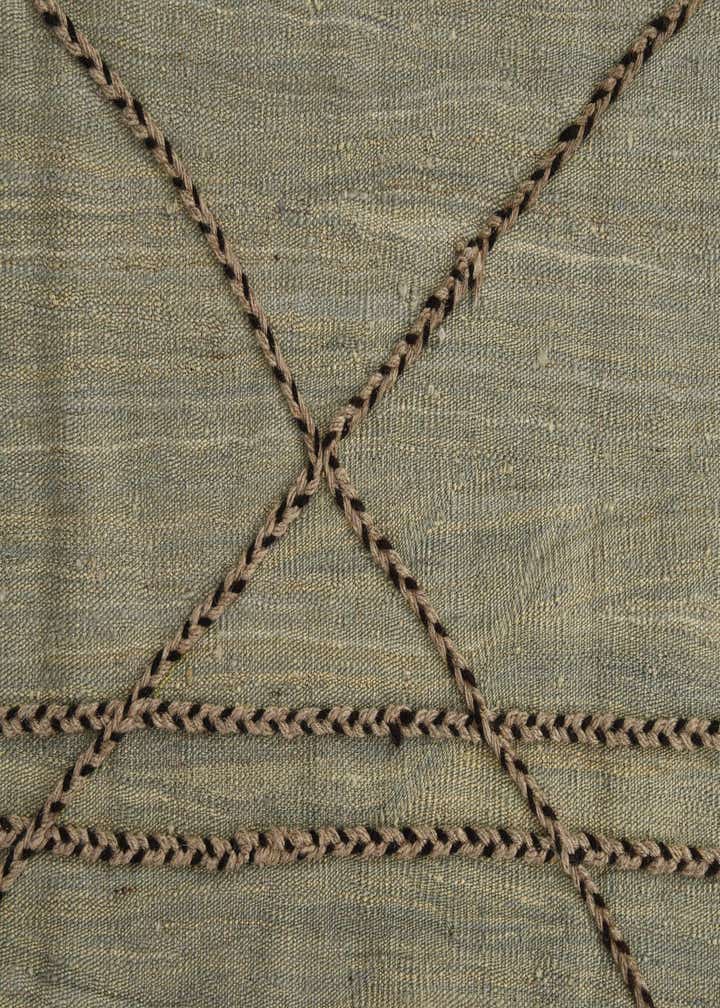 8' 6 x 9' 5 Hand Knotted Moroccan Wool Rug