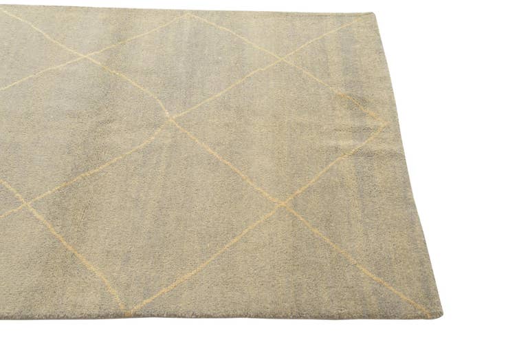 Detail image of 4' 8 x 6' 5 Hand Knotted Moroccan Wool Rug