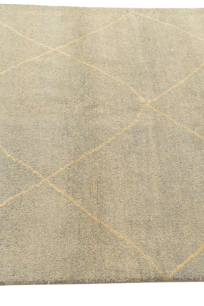 4' 8 x 6' 5 Hand Knotted Moroccan Wool Rug